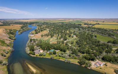 Riverfront subdivision lot on the Bighorn River in MT